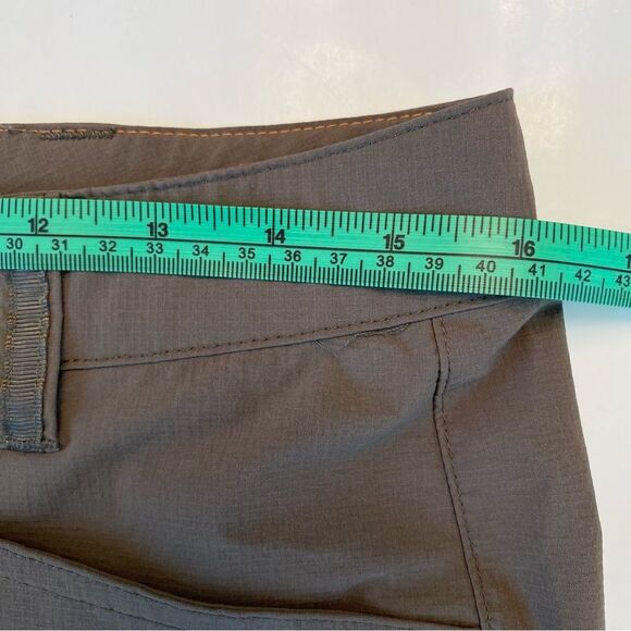 Orvis Ripstop Outdoor Hiking Fishing Camping Shorts Quick Dry Sz 8 Brown Stretch - Picture 5 of 8